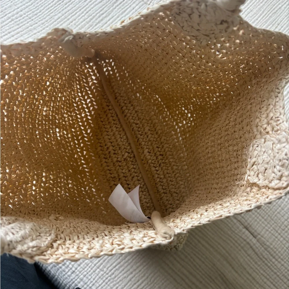 Jcrew Raffia Tote Bag - Picture 4 of 5
